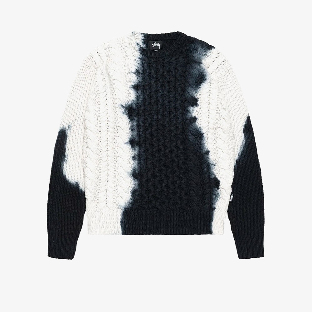 

Свитер Tie Dye Fisherman Sweater Stussy, мультиколор
