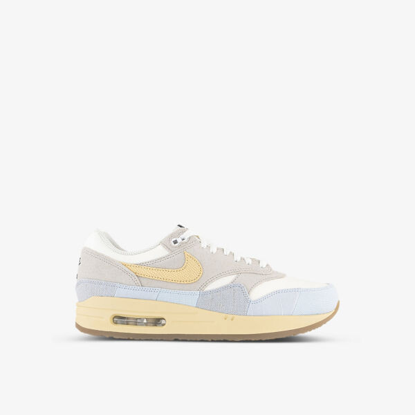 

Air Max 1 87 низкие кроссовки из кожи и текстиля Nike, цвет light bone pale vanilla