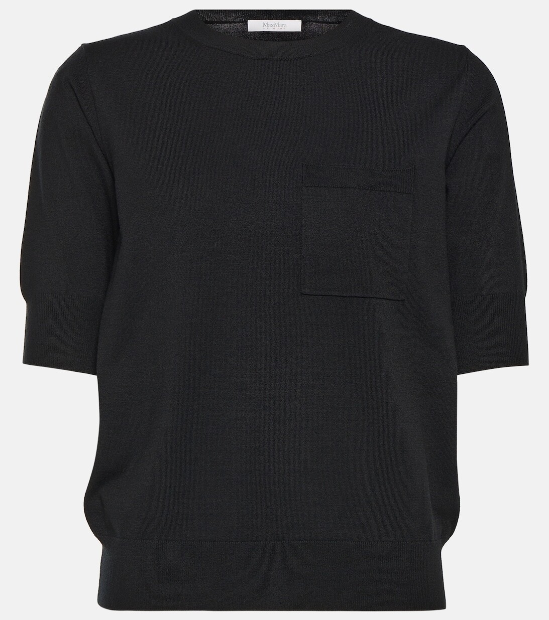 

Свитер из эластичного джерси MAX MARA, черный