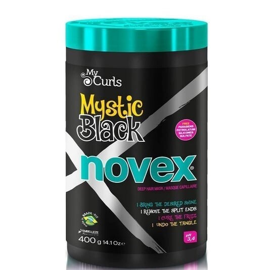 

Черная маска 400 г Novex Deep Hair Mystic