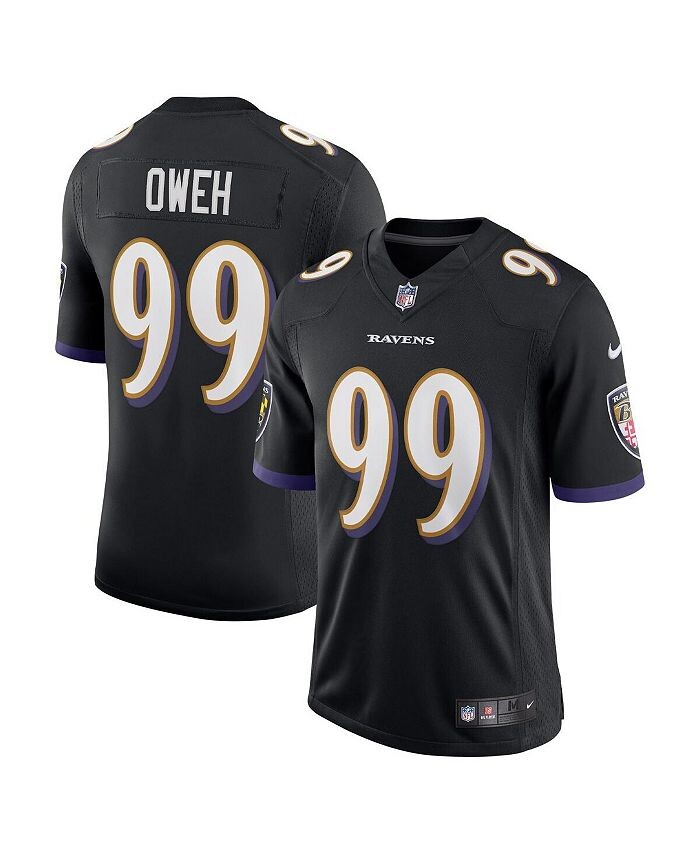 

Мужская черная майка Odafe Oweh Baltimore Ravens Vapor Limited Nike, черный