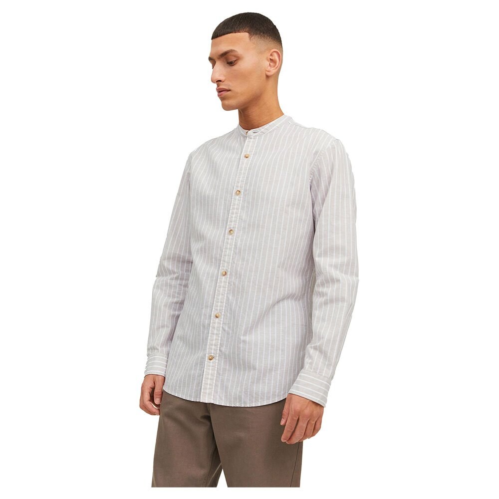 

Рубашка с длинным рукавом Jack & Jones Summer Band, серый