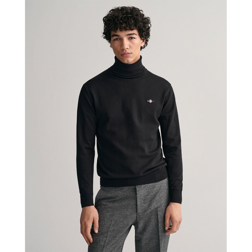 

Свитер Gant Classic Roll Neck, черный