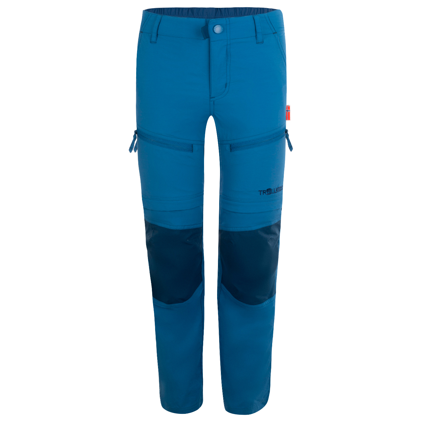 Трекинговые брюки Trollkids Kid's Nordfjord Zip Off, цвет Midnight Blue