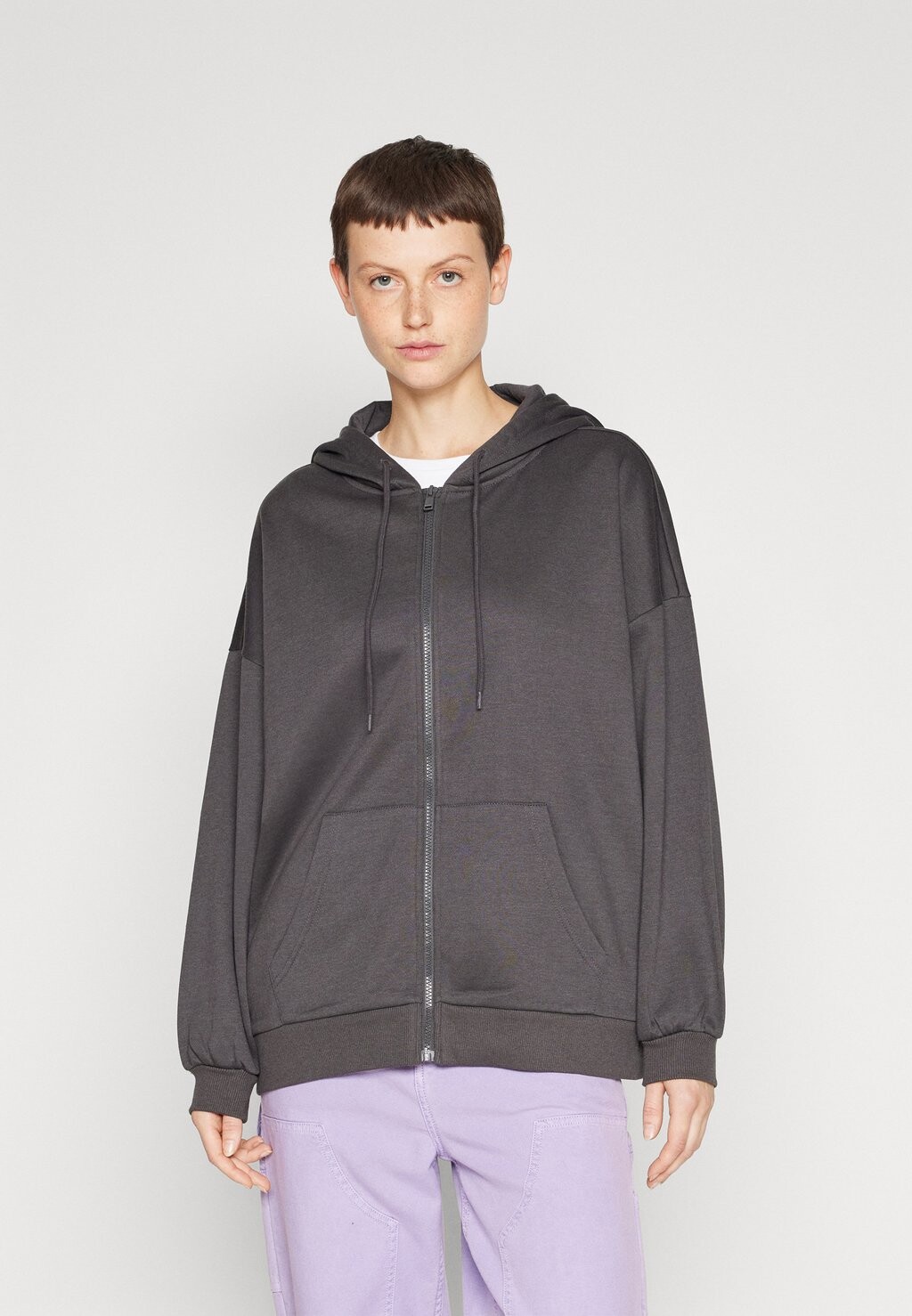 

Толстовка на молнии Onlfave Zip Hood ONLY, цвет phantom