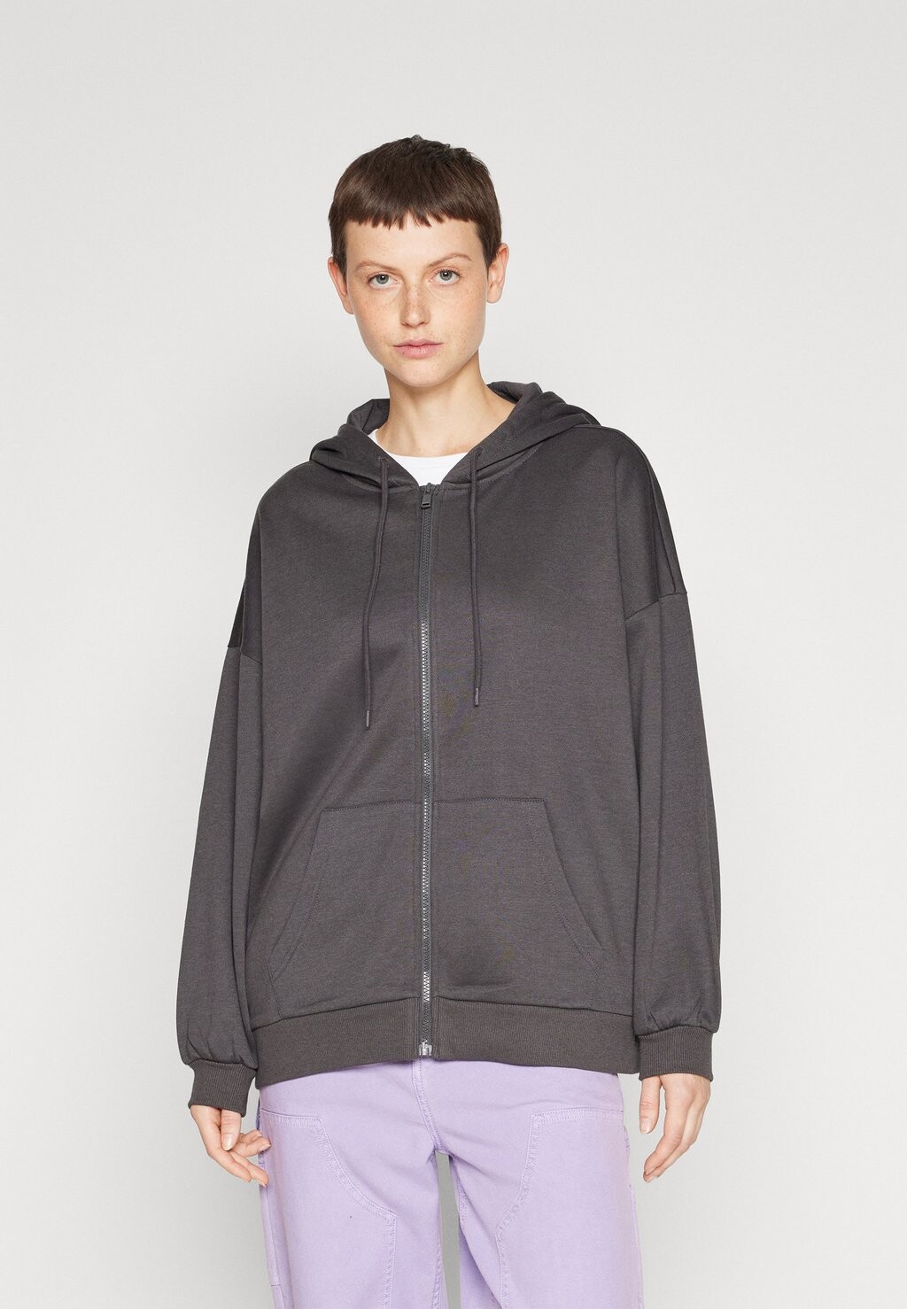 Толстовка на молнии Onlfave Zip Hood ONLY, цвет phantom