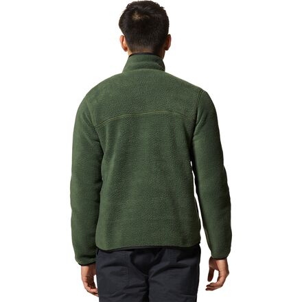 цена Флисовый пуловер HiCamp мужской Mountain Hardwear, цвет Surplus Green