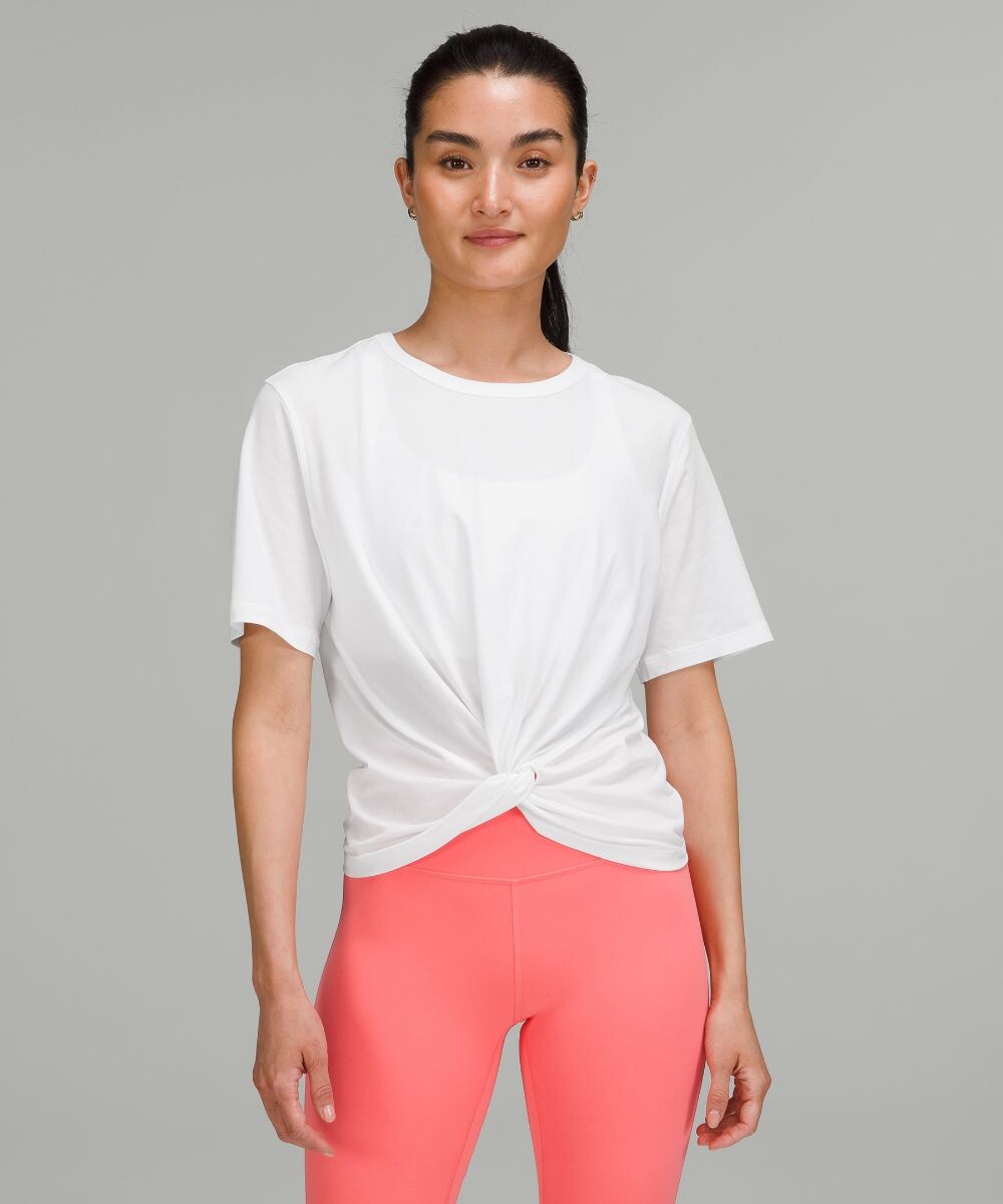 

Футболка с полумесяцем Lululemon, белый