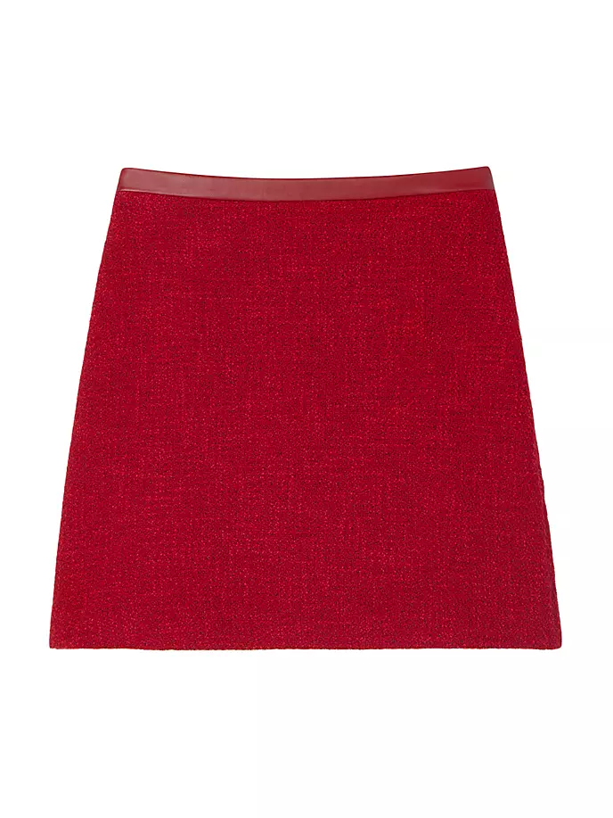 

Коллекция Terry Tweed Miniskirt St. John, малиновый