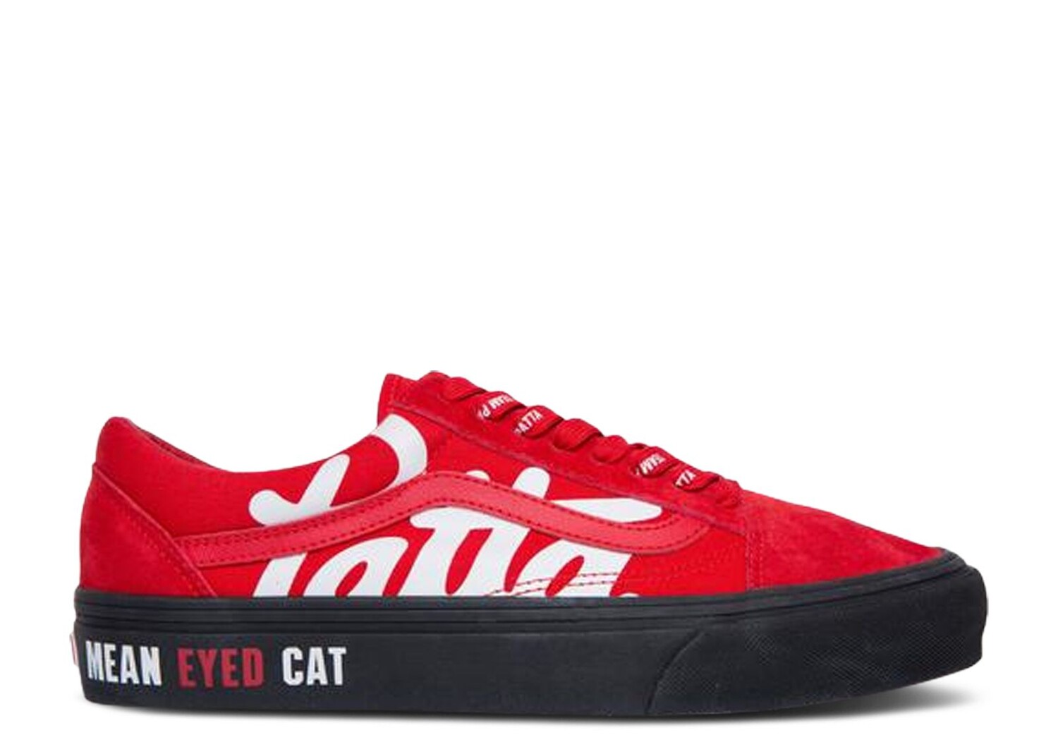 Кроссовки Vans Patta X Old Skool Vlt Lx 'Mean Eyed Cat - High Risk Red', красный