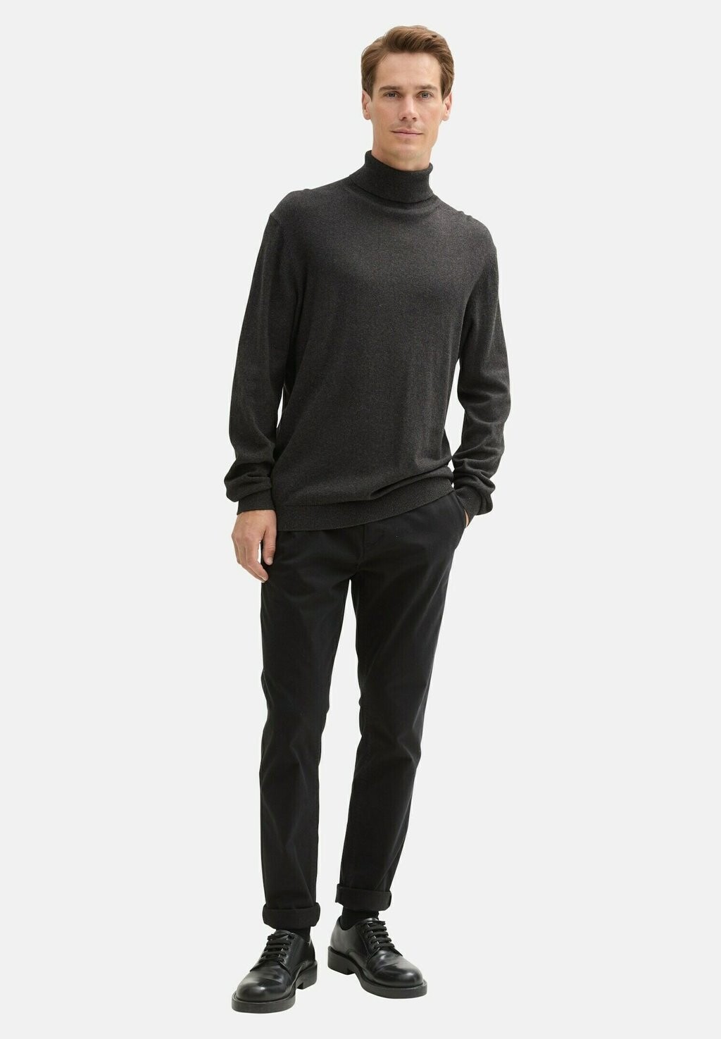 

Джемпер ROLLKRAGEN TOM TAILOR, цвет Mottled Dark Grey