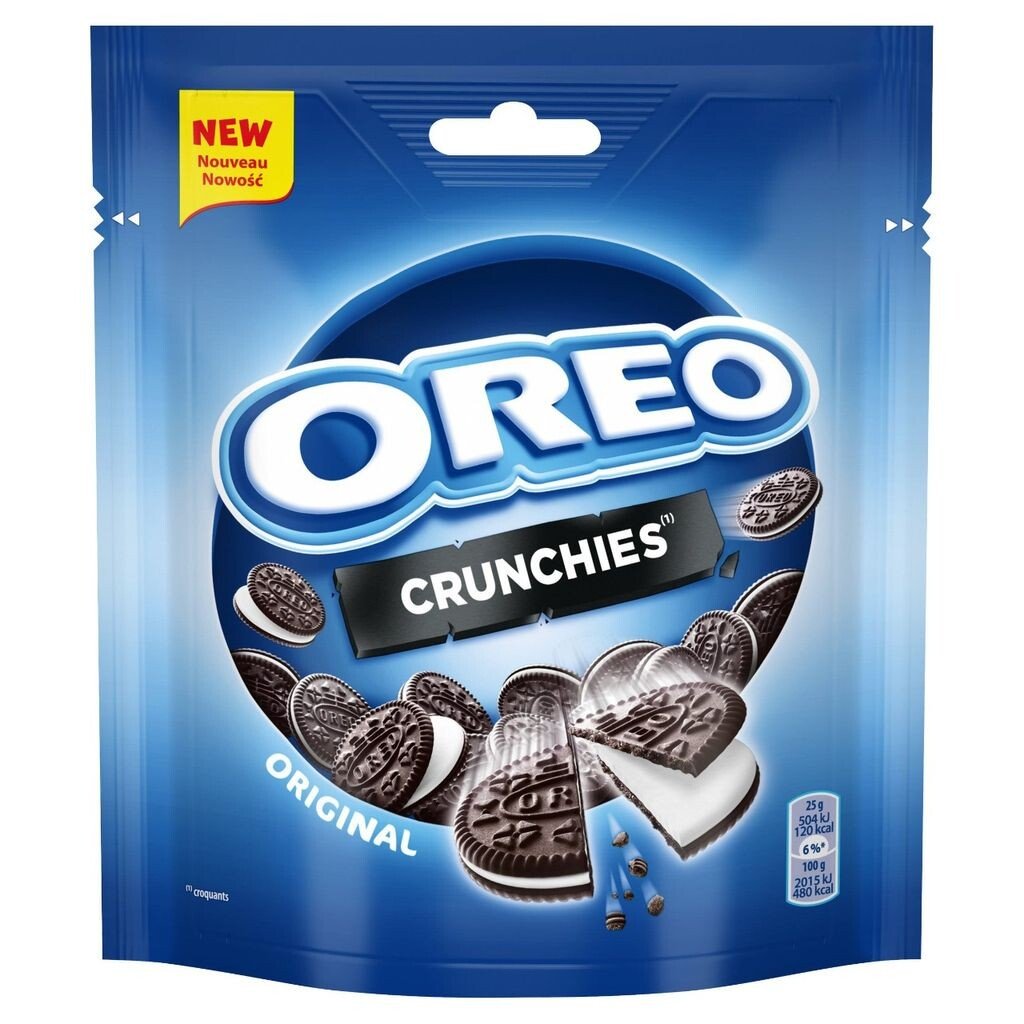 

Oreo Crunchies Cake Bites Original 8 пакетов-стойок по 110 грамм Mondalez