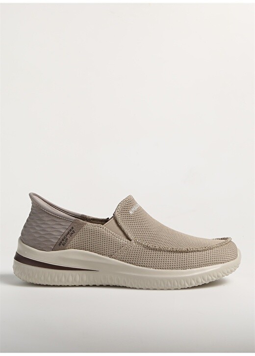 

Бежевая мужская повседневная обувь Skechers, Бежевый