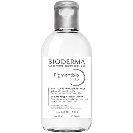 Pigmentbio Осветляющая мицеллярная вода 250мл, Bioderma средства для снятия макияжа bioderma мицеллярная вода осветляющая и очищающая н2о pigmentbio