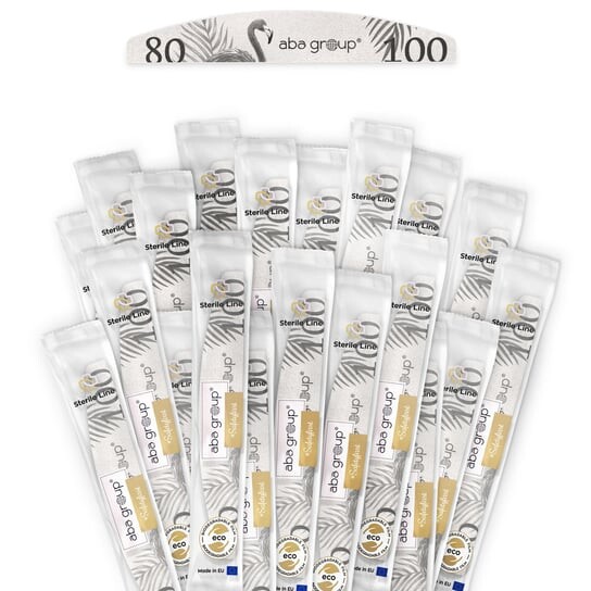 

Пилочка для ногтей Лодочка 80/100 Стерильный набор 25 шт. Aba Group