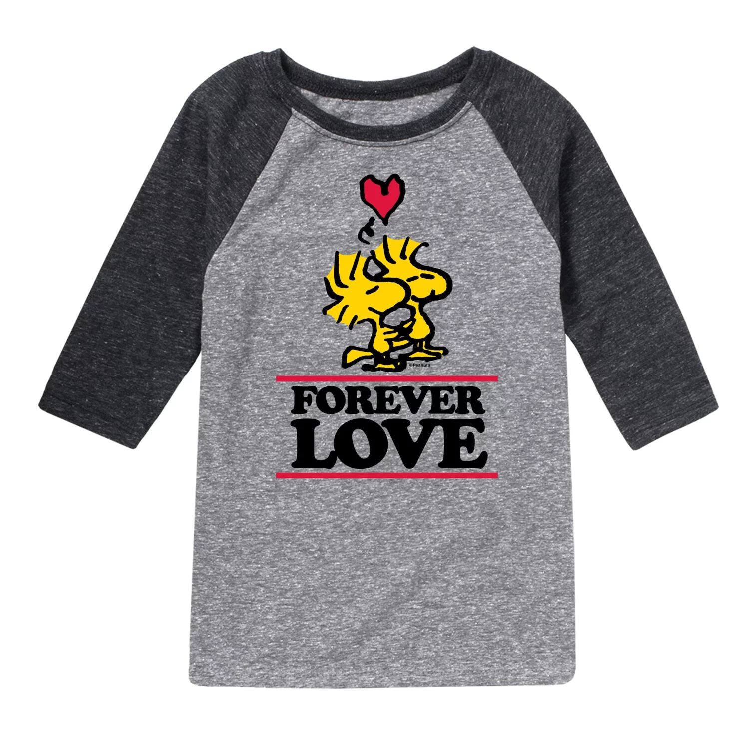 

Футболка Peanuts Forever Love для мальчиков 8–20 лет с регланами Licensed Character