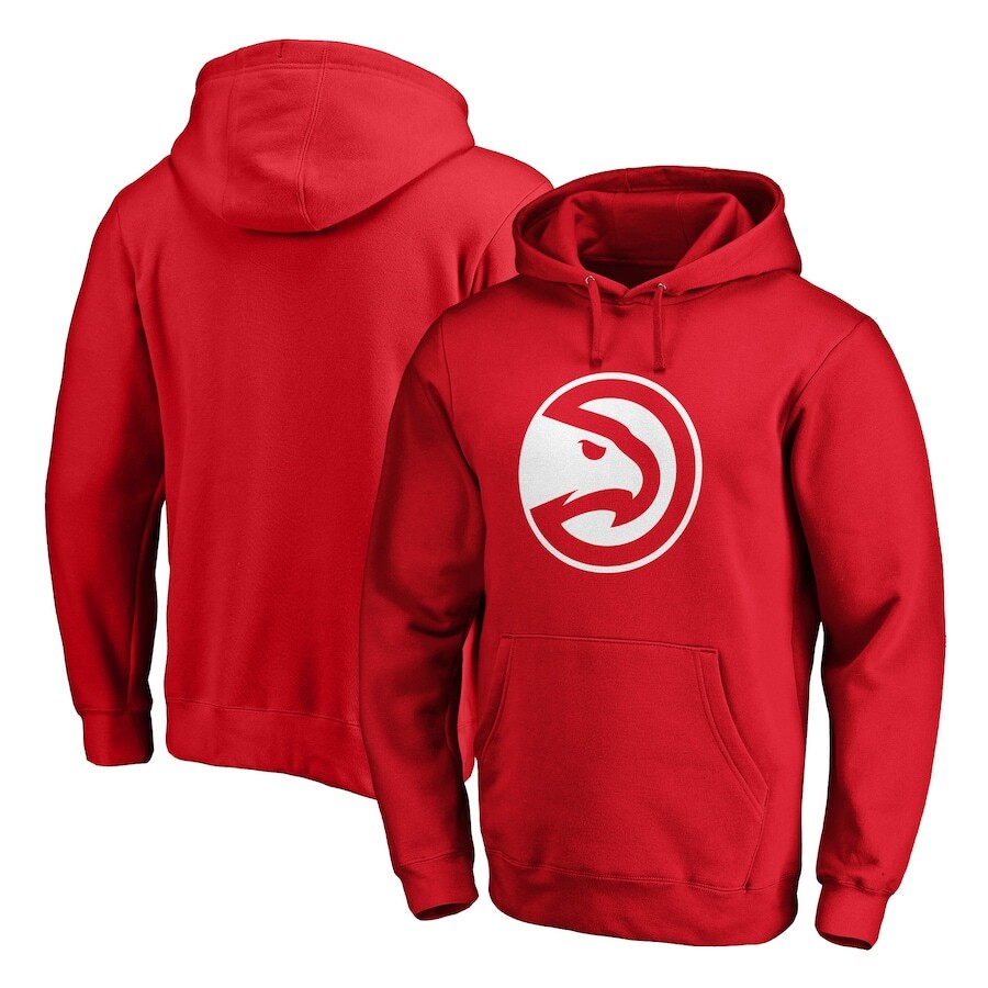 

Пуловер с капюшоном Fanatics Branded Atlanta Hawks, красный