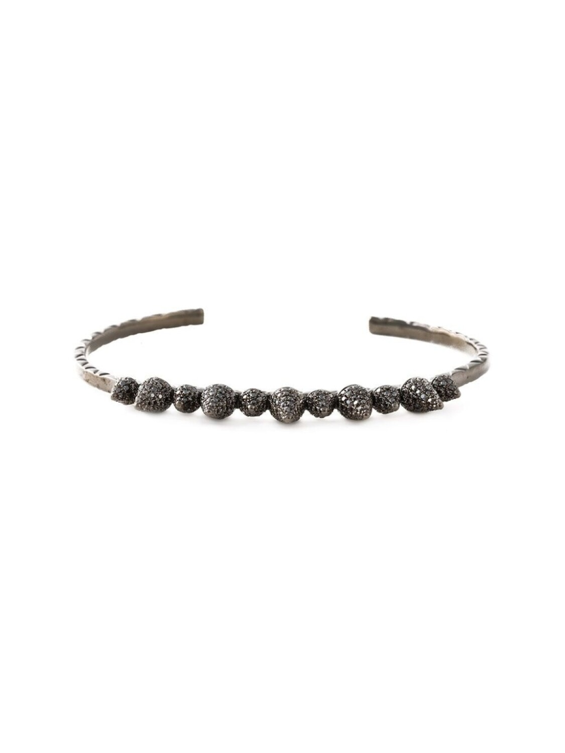 

Серебряный браслет Spike с бриллиантами Joëlle Jewellery, металлик