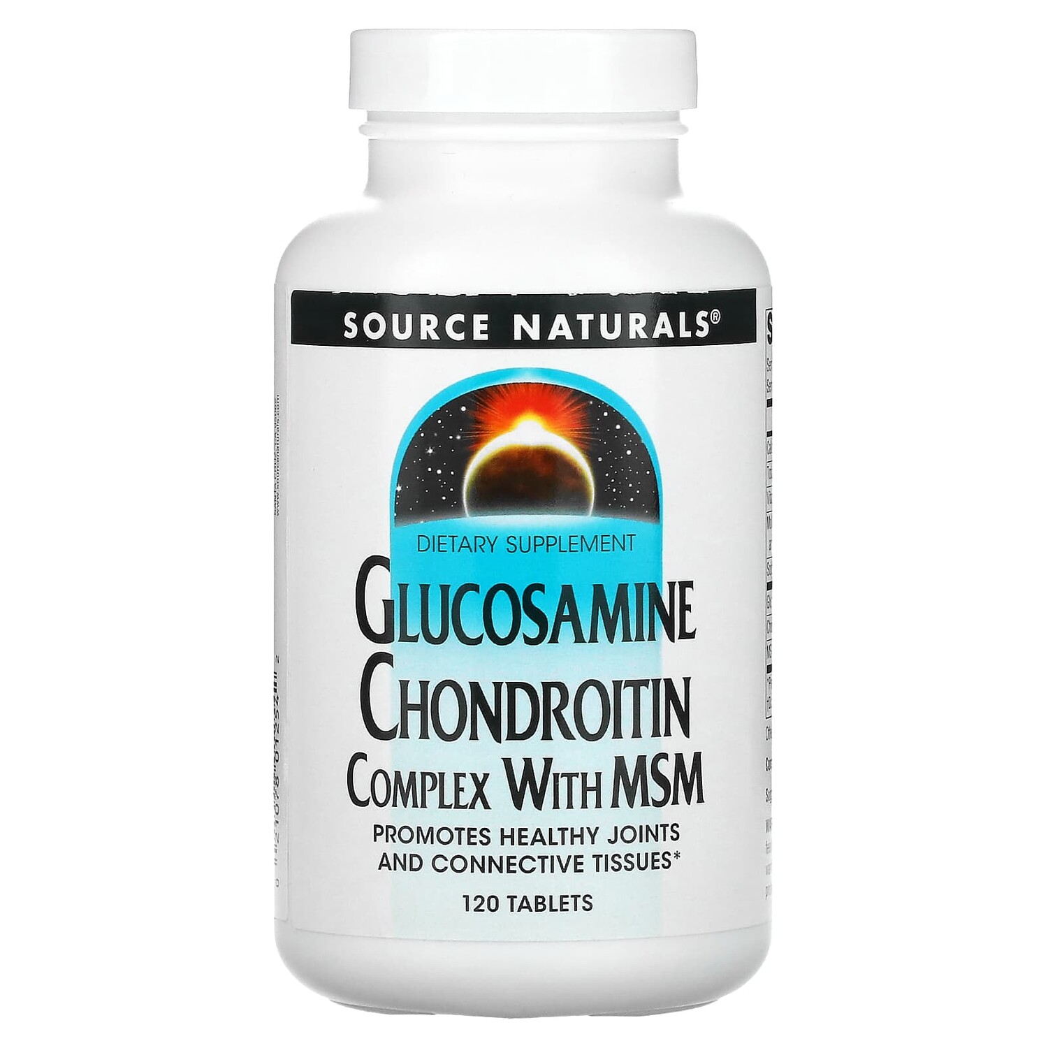 

Glucosamine Chondroitin Complex with MSM, 120 таблеток, Source Naturals