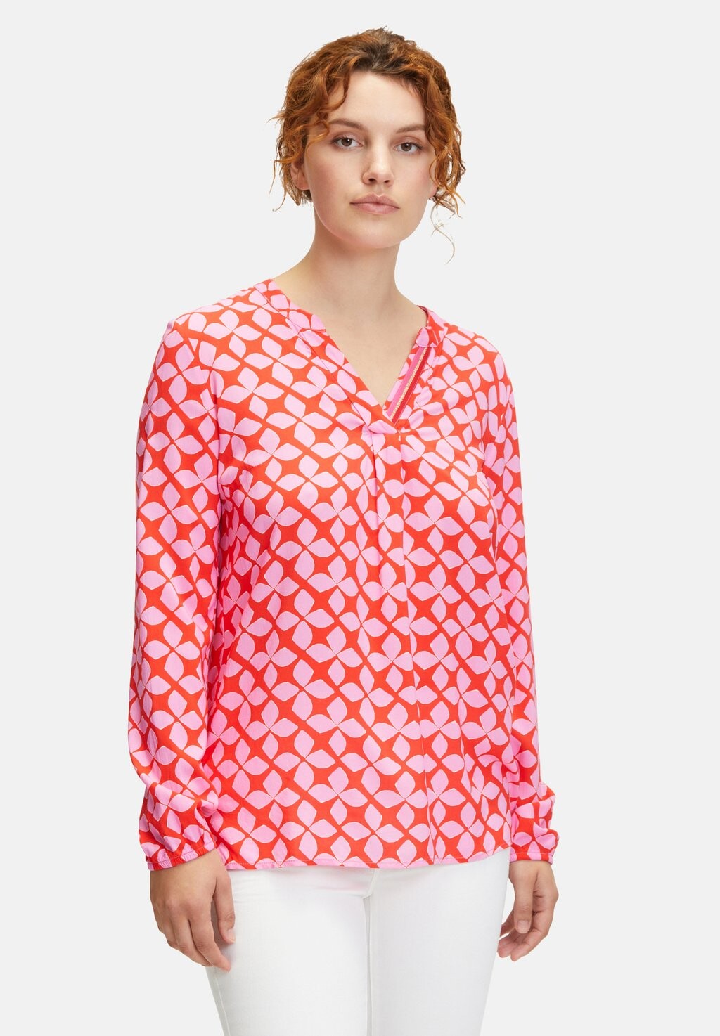 

Блузка MIT MUSTER Cartoon, цвет pink dark red