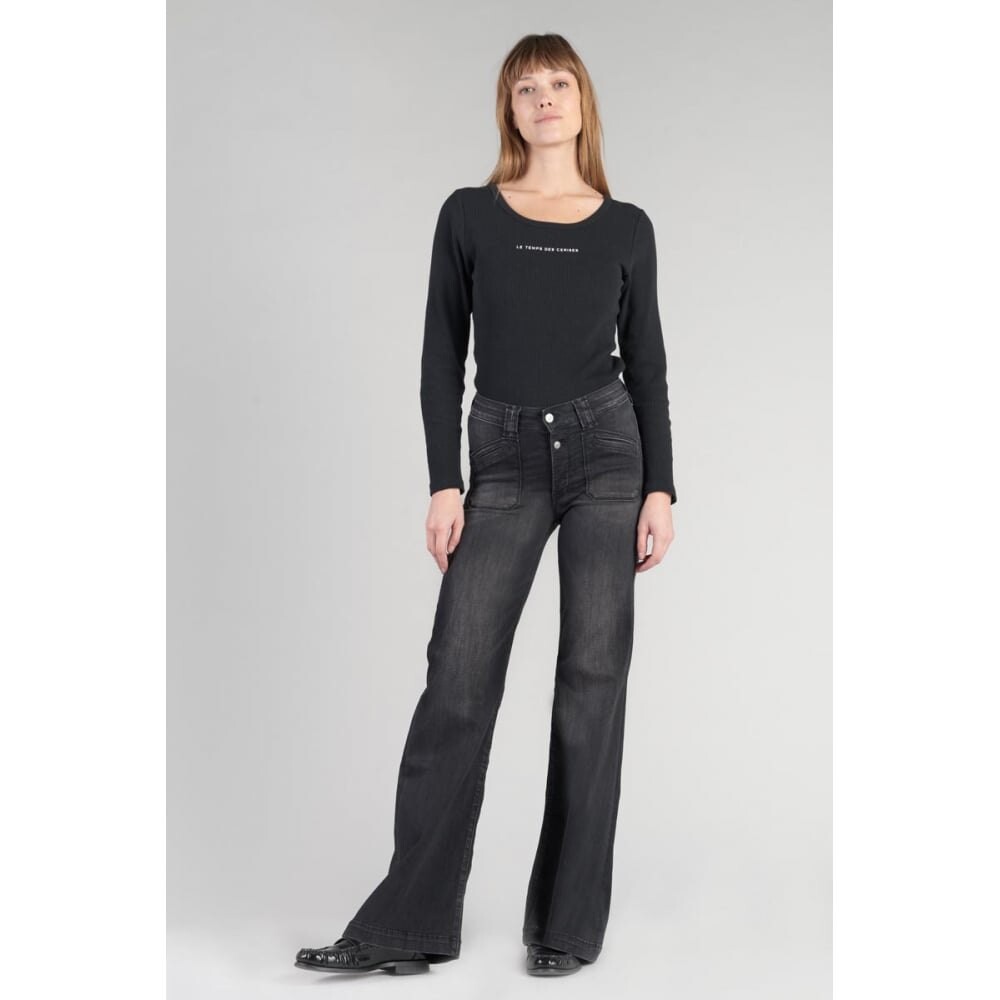 

Джинсы Le Temps Des Cerises Pulphifl Flare Fit, черный