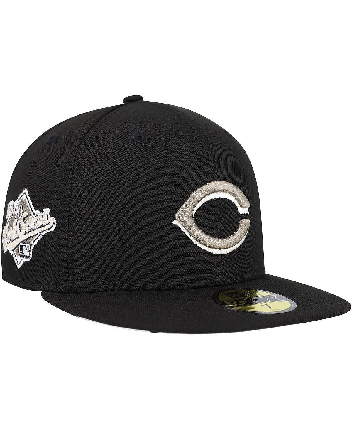 

Мужская черная шляпа с камуфляжным принтом Cincinnati Reds 59FIFTY. New Era