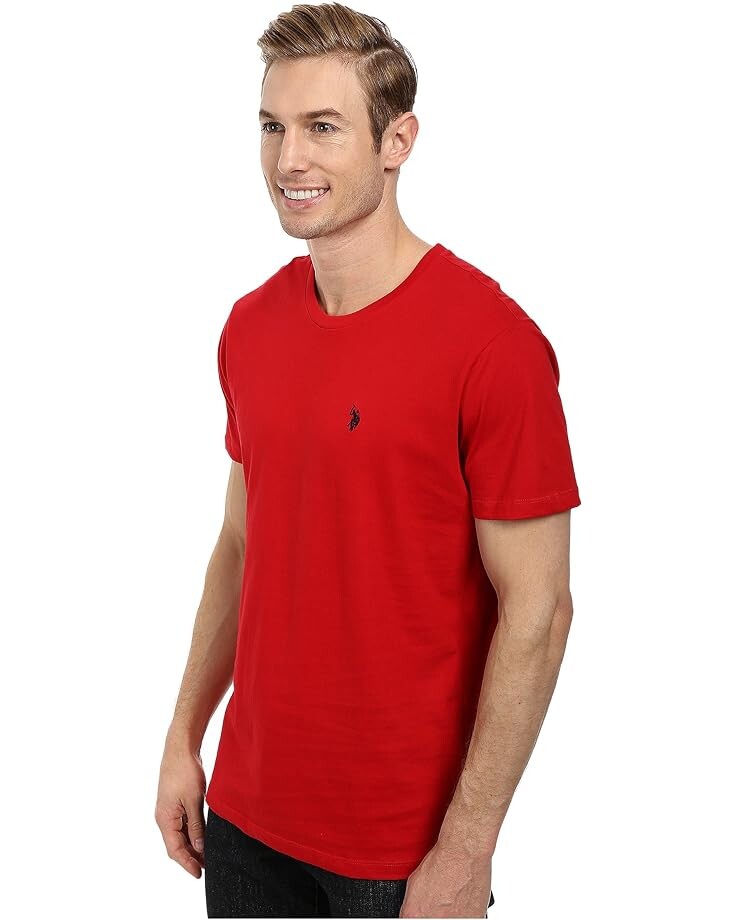 

Футболка U.S. POLO ASSN. Crew Neck Small Pony T-Shirt, цвет Engine Red