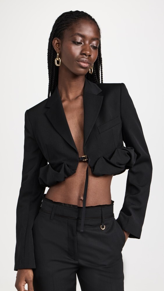 

Блейзер Jacquemus La Veste Croissant, черный