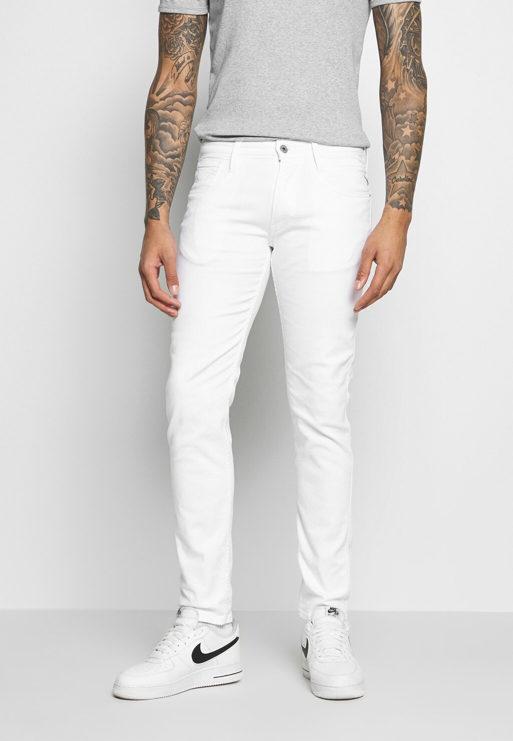 Джинсы Slim Fit ANBASS Replay, цвет white джинсы replay extra slim fit