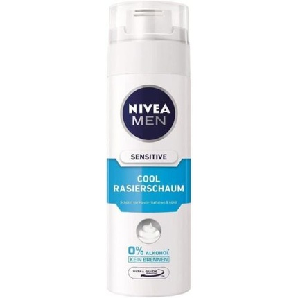 NIVEA Men Sensitive охлаждающая пена для бритья 200 мл пена для бритья sensitive 200 мл nivea