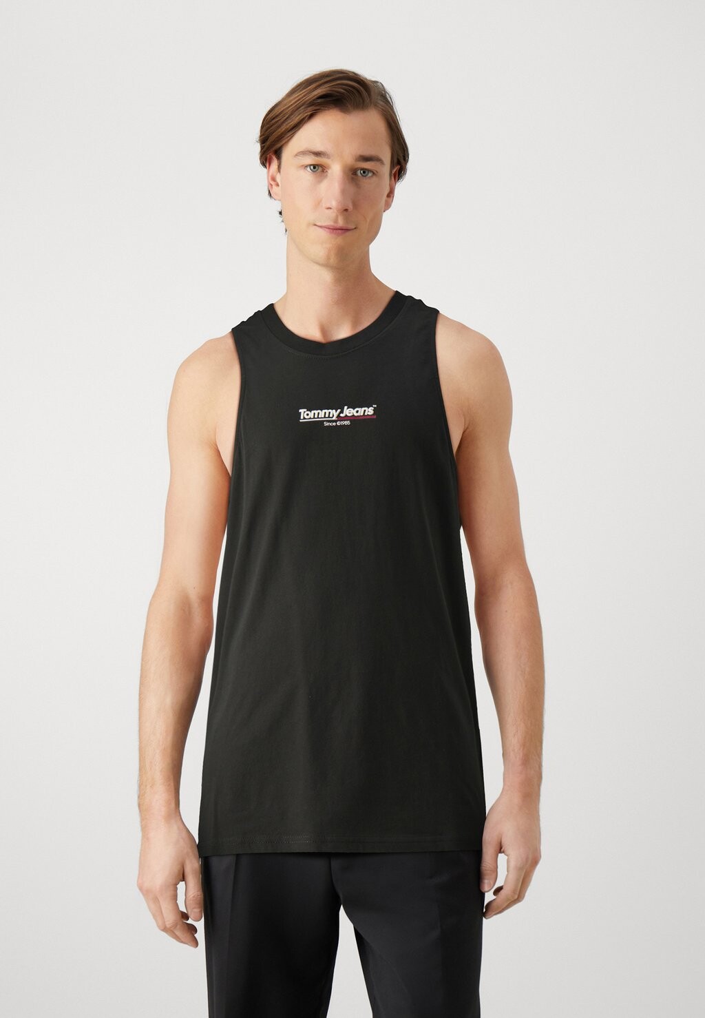 

Топ Flag Tank Tommy Jeans, черный