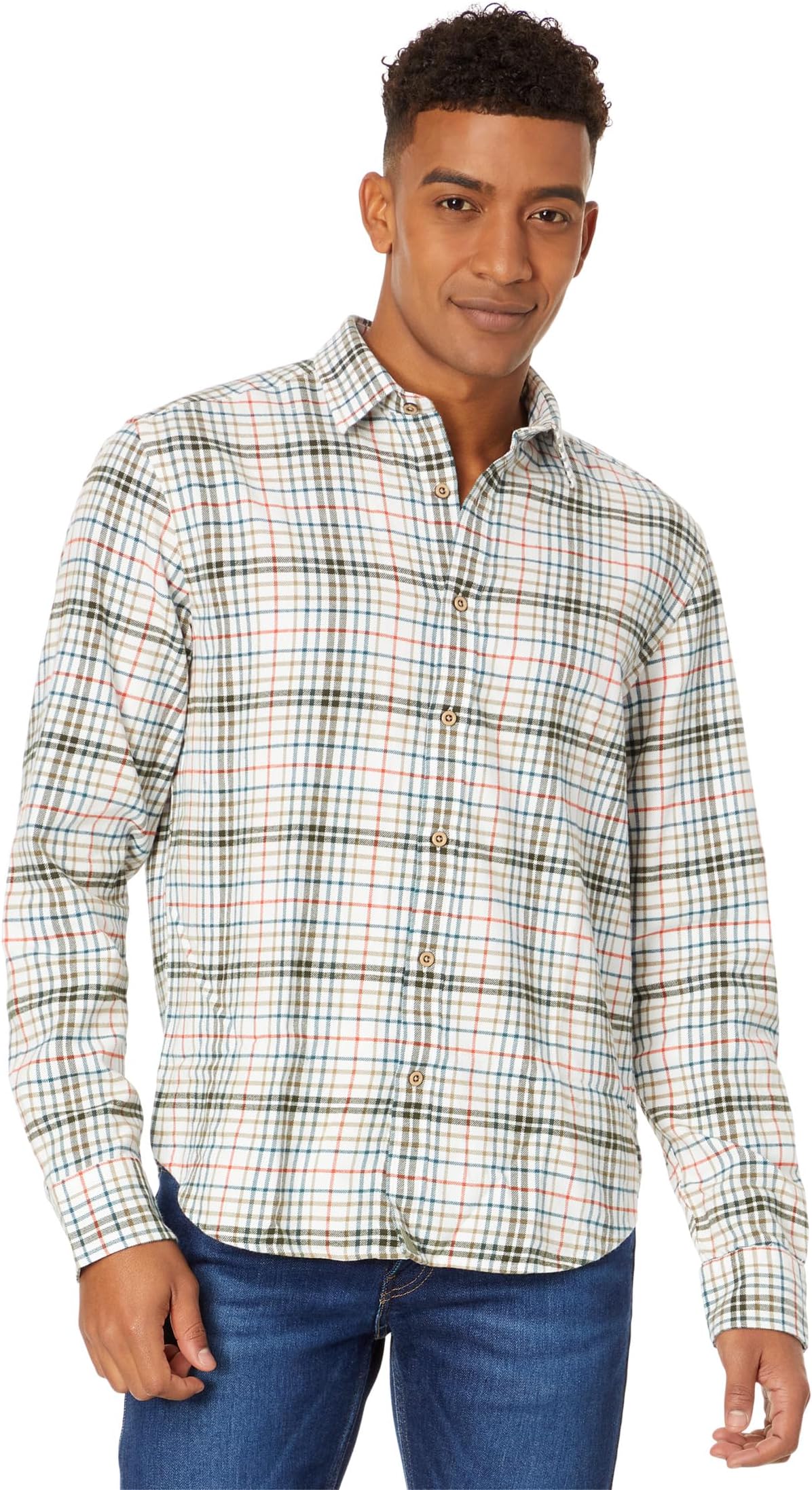 Фланелевая рубашка Мерцлинга UNTUCKit, белый цена и фото