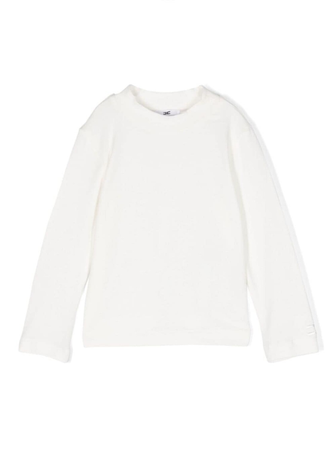

Elisabetta Franchi La Mia Bambina толстовка с вышитым логотипом, белый