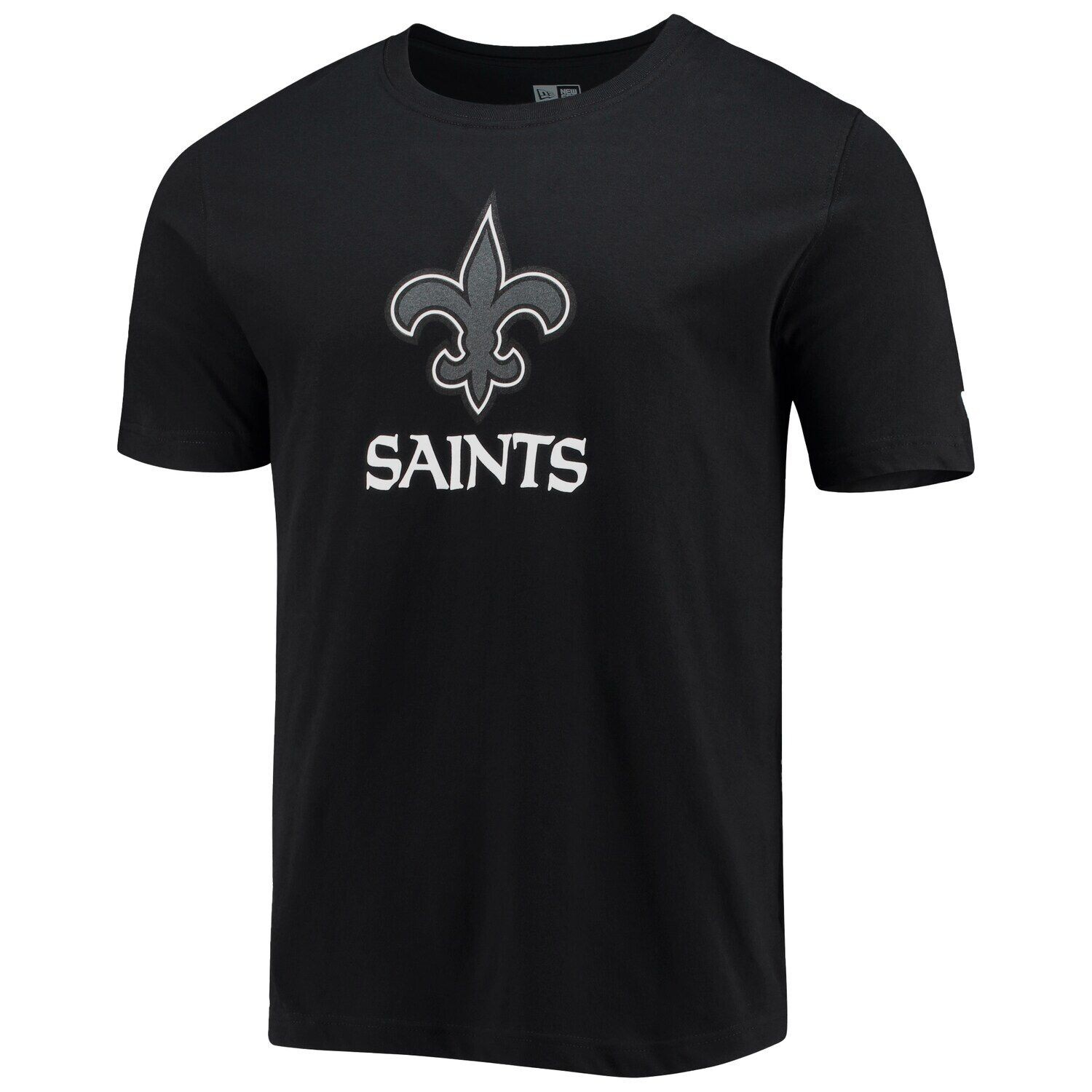 

Мужская черная футболка с логотипом New Orleans Saints Team New Era, Черный