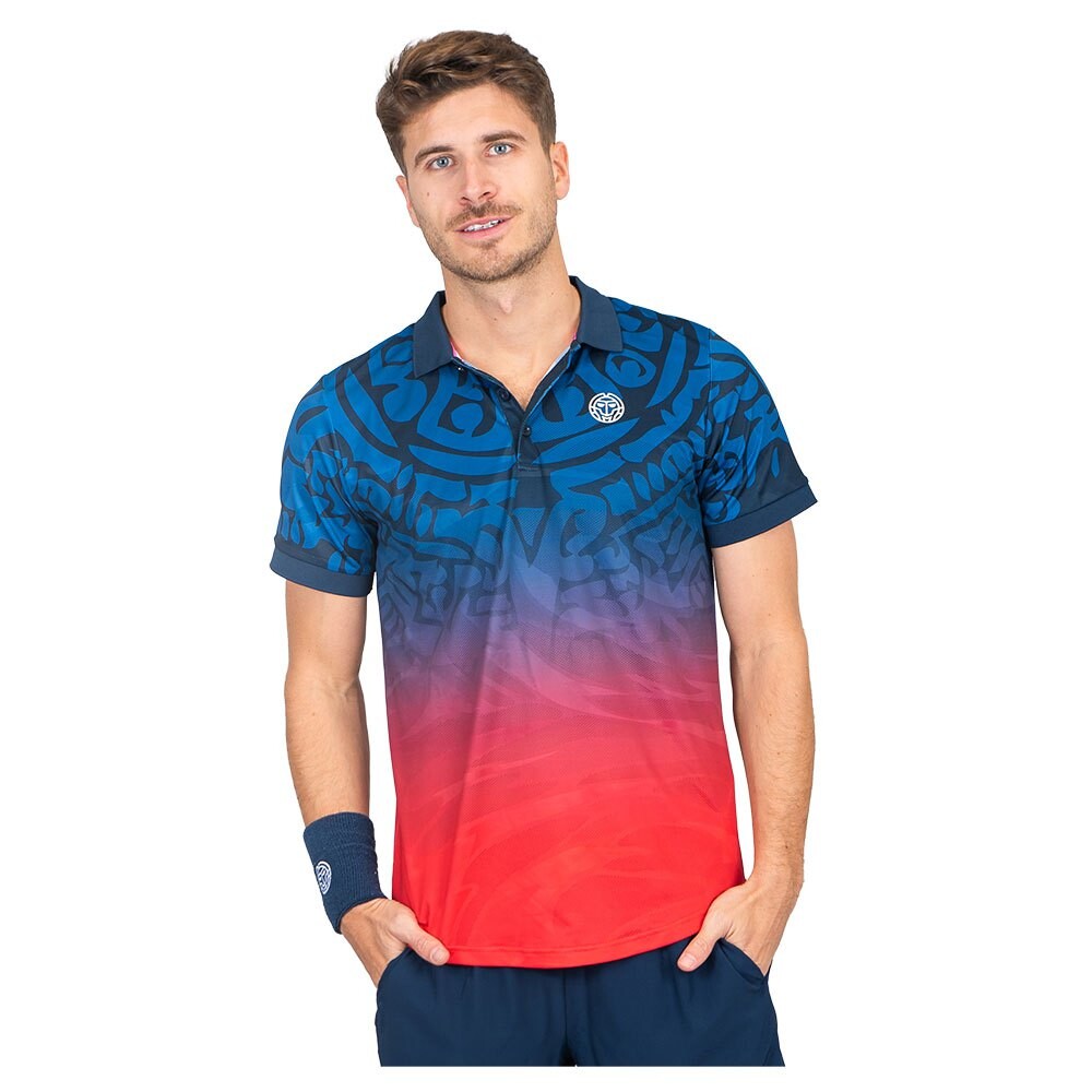 

Поло с коротким рукавом Bidi Badu Colortwist, красный