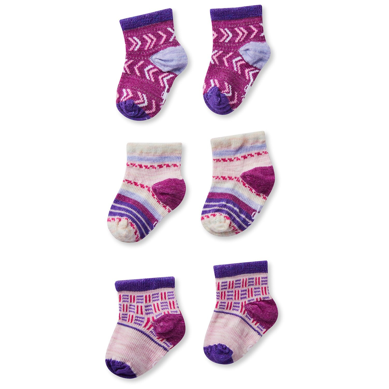 

Носки Smartwool Baby Bootie Batch, цвет Pink Nectar