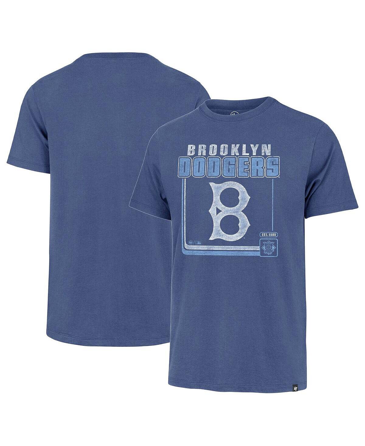 

Мужская футболка Royal Brooklyn Dodgers Borderline Franklin '47 Brand