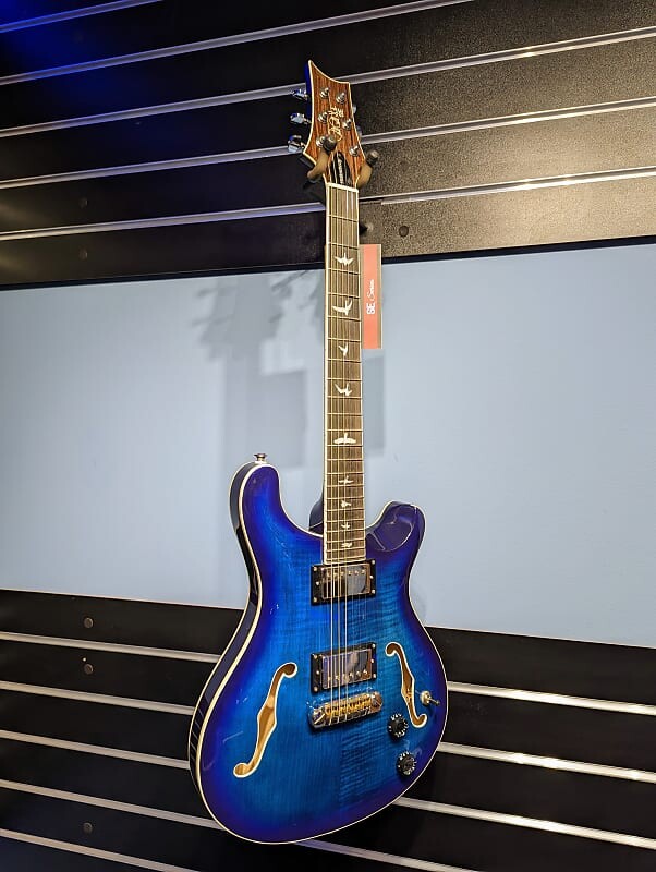 

Электрогитара PRS H2ECBDC SE Hollowbody II DC Faded Blue Burst