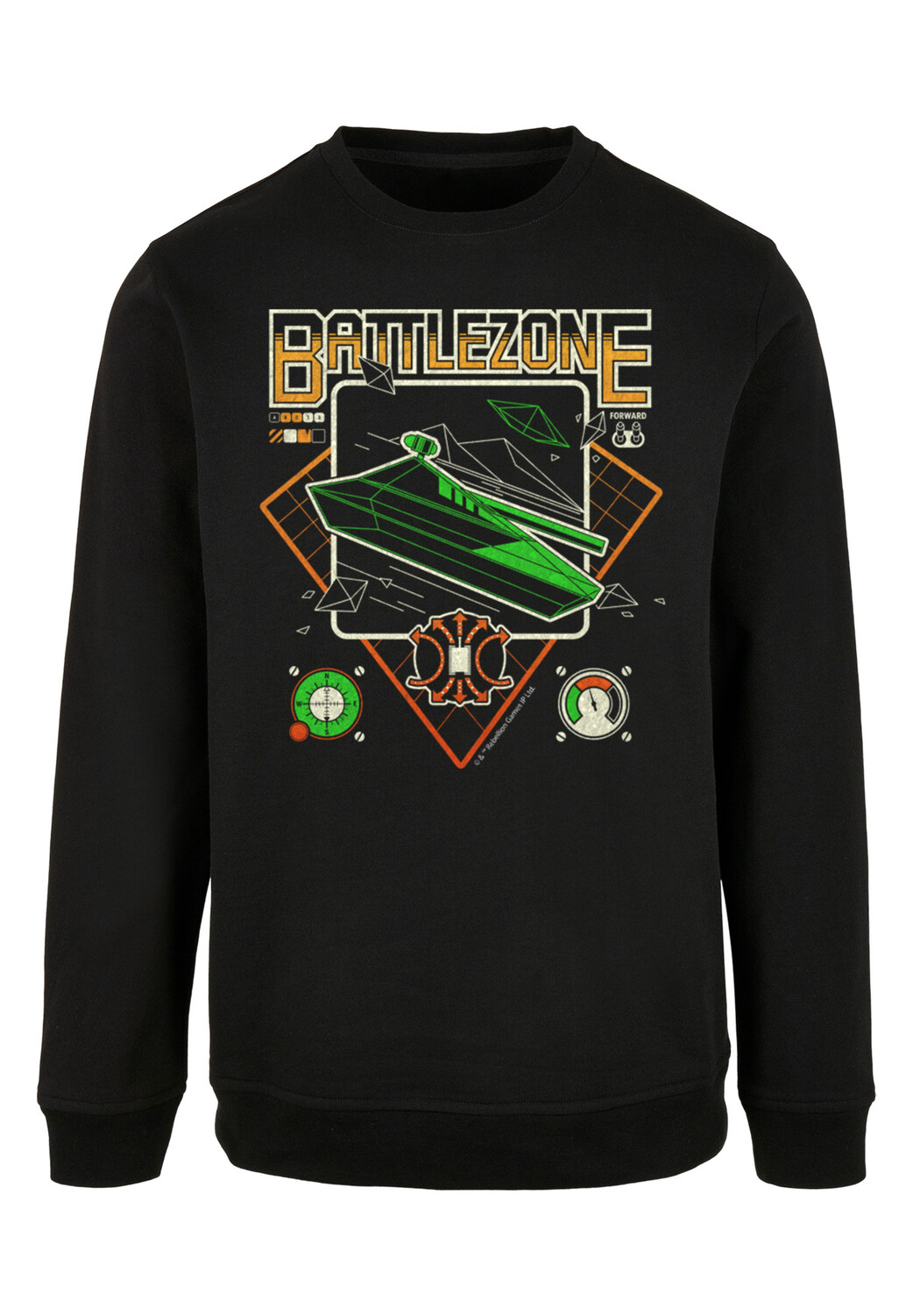 

Пуловер F4NT4STIC Sweatshirt Retro Gaming BATTLEZONE, черный
