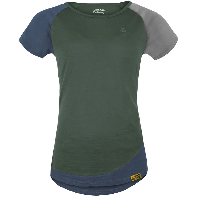 Женская футболка Janeway WoodWool Grüezi Bag, зеленый