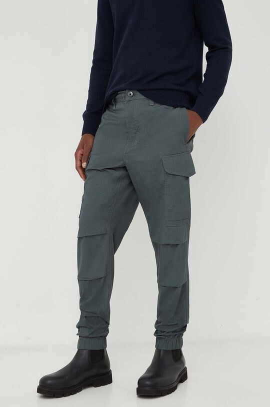 

Хлопковые брюки G-Star Raw, зеленый