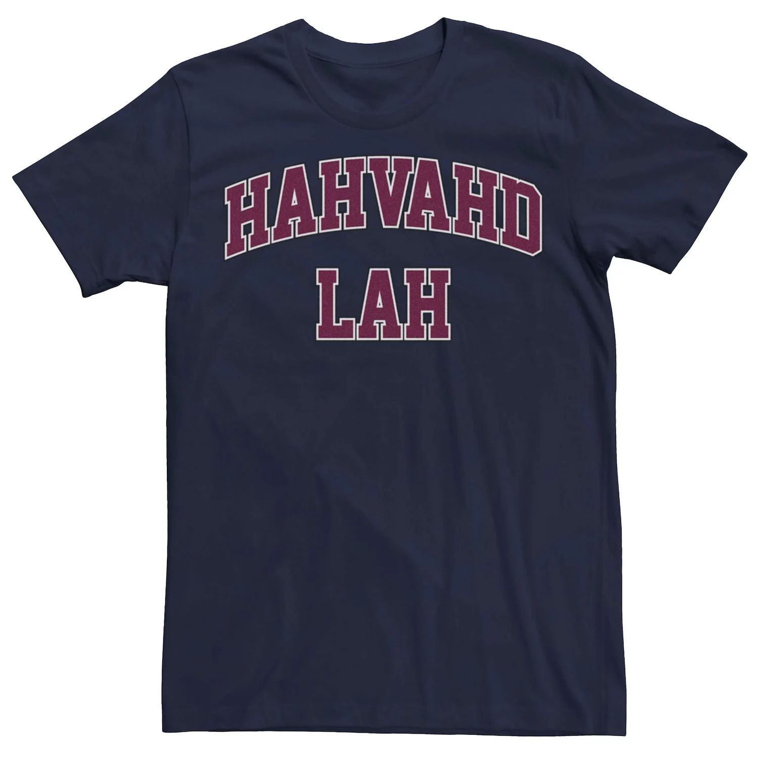цена Мужская модная университетская футболка с юмором Hahvahd Lah Licensed Character