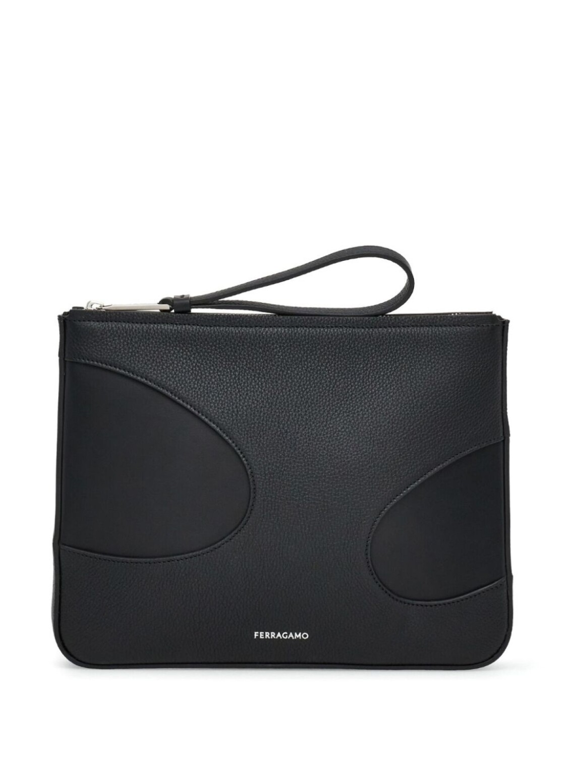 

Ferragamo клатч с вырезами, черный