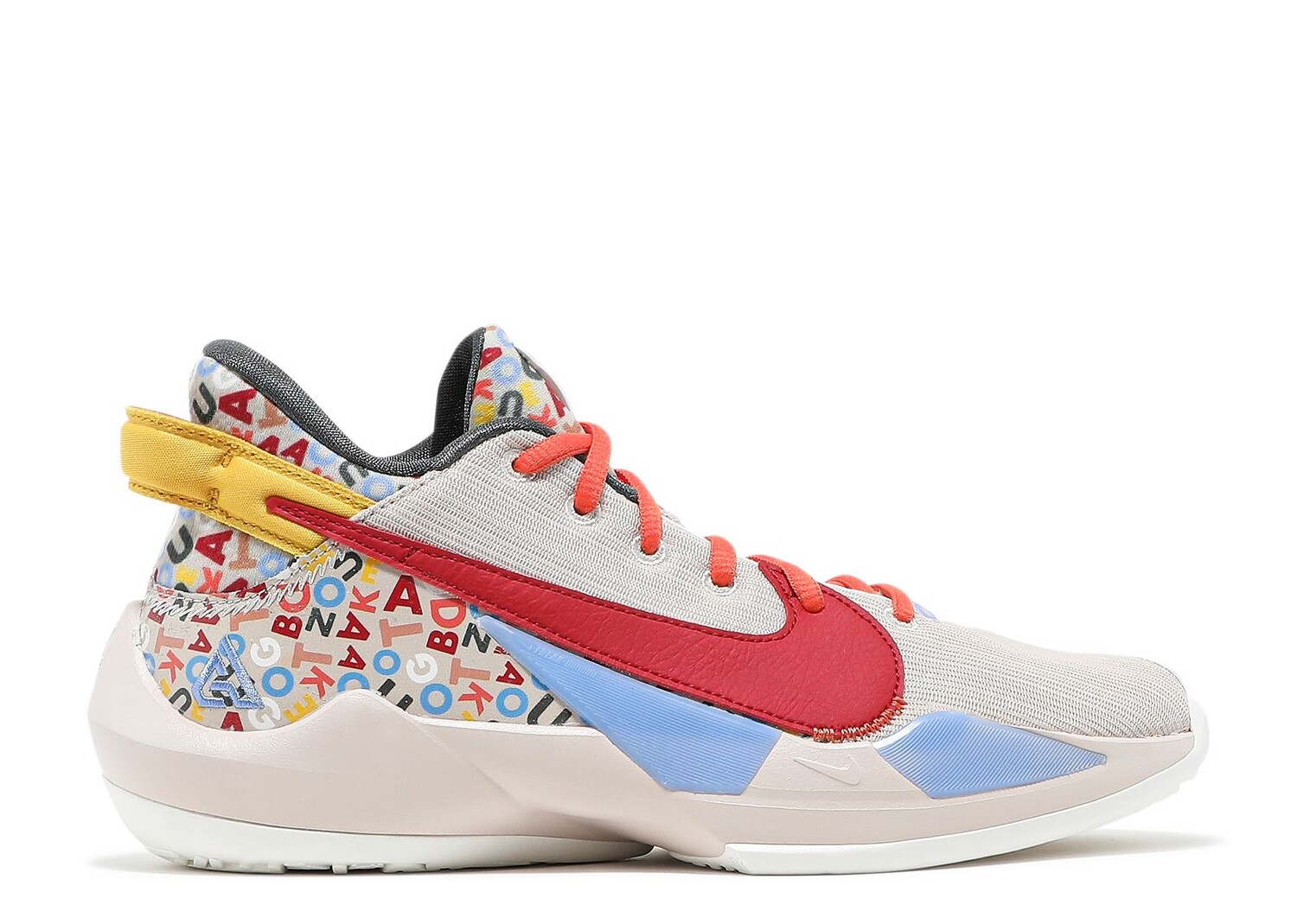 

Кроссовки Nike Zoom Freak 2 Gs 'Letter Bro', разноцветный