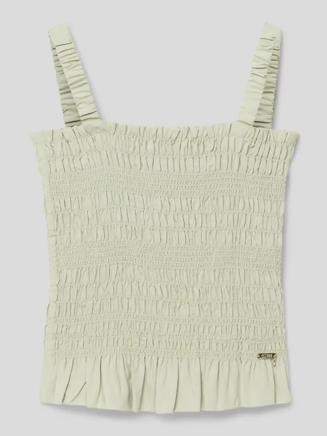 

Топ-блузка со сборками Guess, зеленый