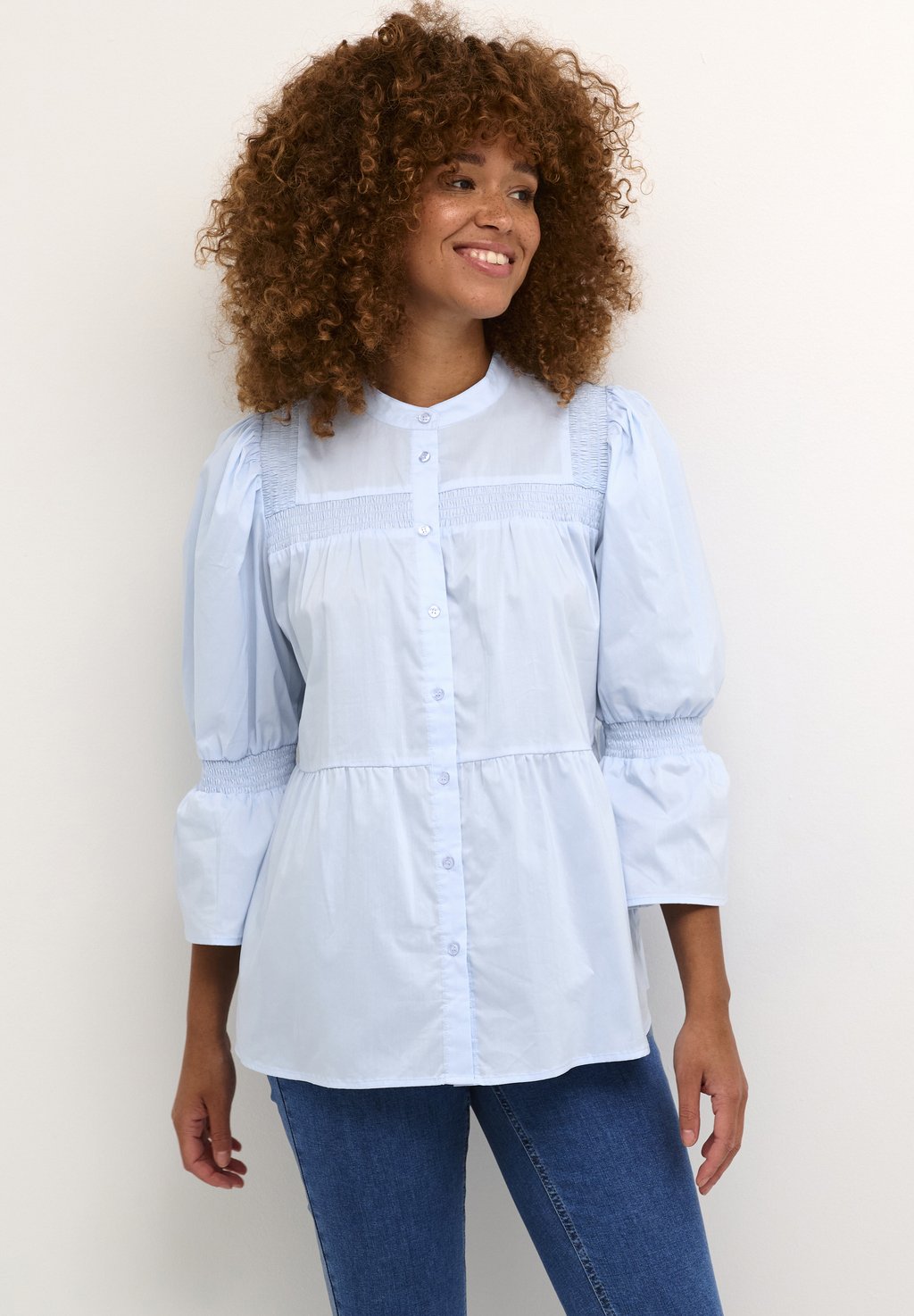 Блузка-рубашка ANTOINETT SMOCK Culture, цвет cashmere blue