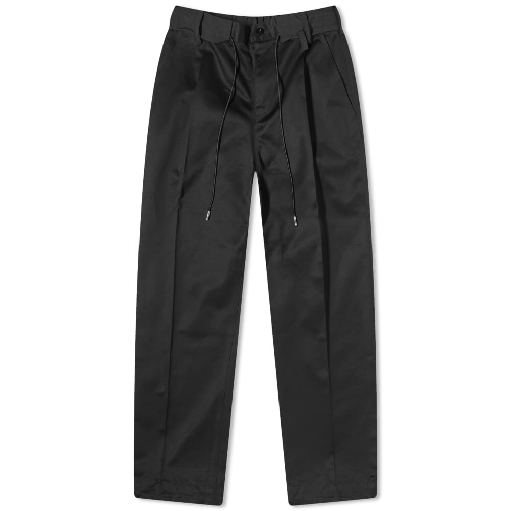 

Хлопковые брюки-чиносы Sacai, черный