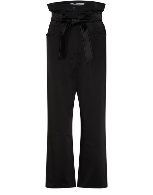 

Легно брюки Max Mara, черный