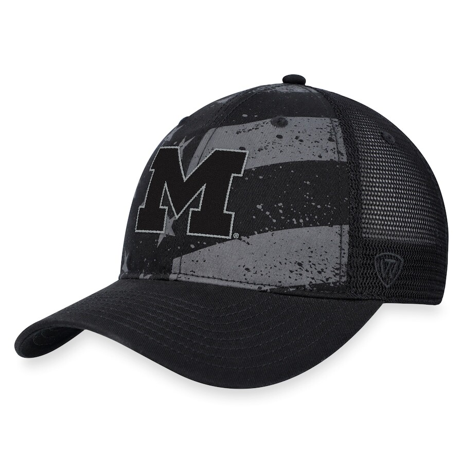 

Бейсболка Top of the World Michigan Wolverines, черный