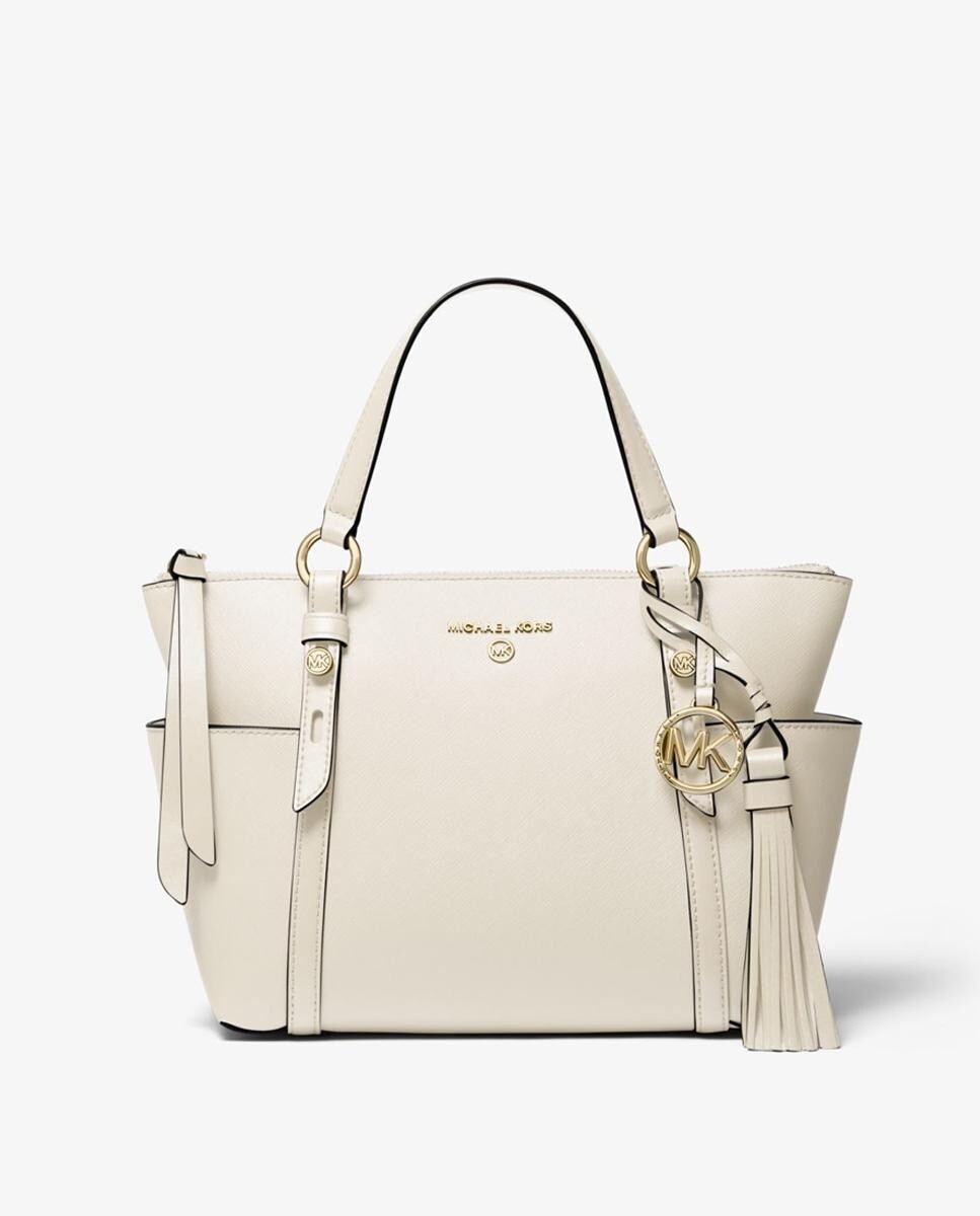 

Сумка на плечо Nomad из кожи цвета экрю Michael Michael Kors